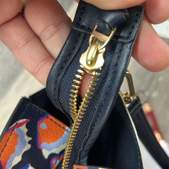 1819 Tory Burch Kerrington square Fiori print tote bag - Picture 8 of 13